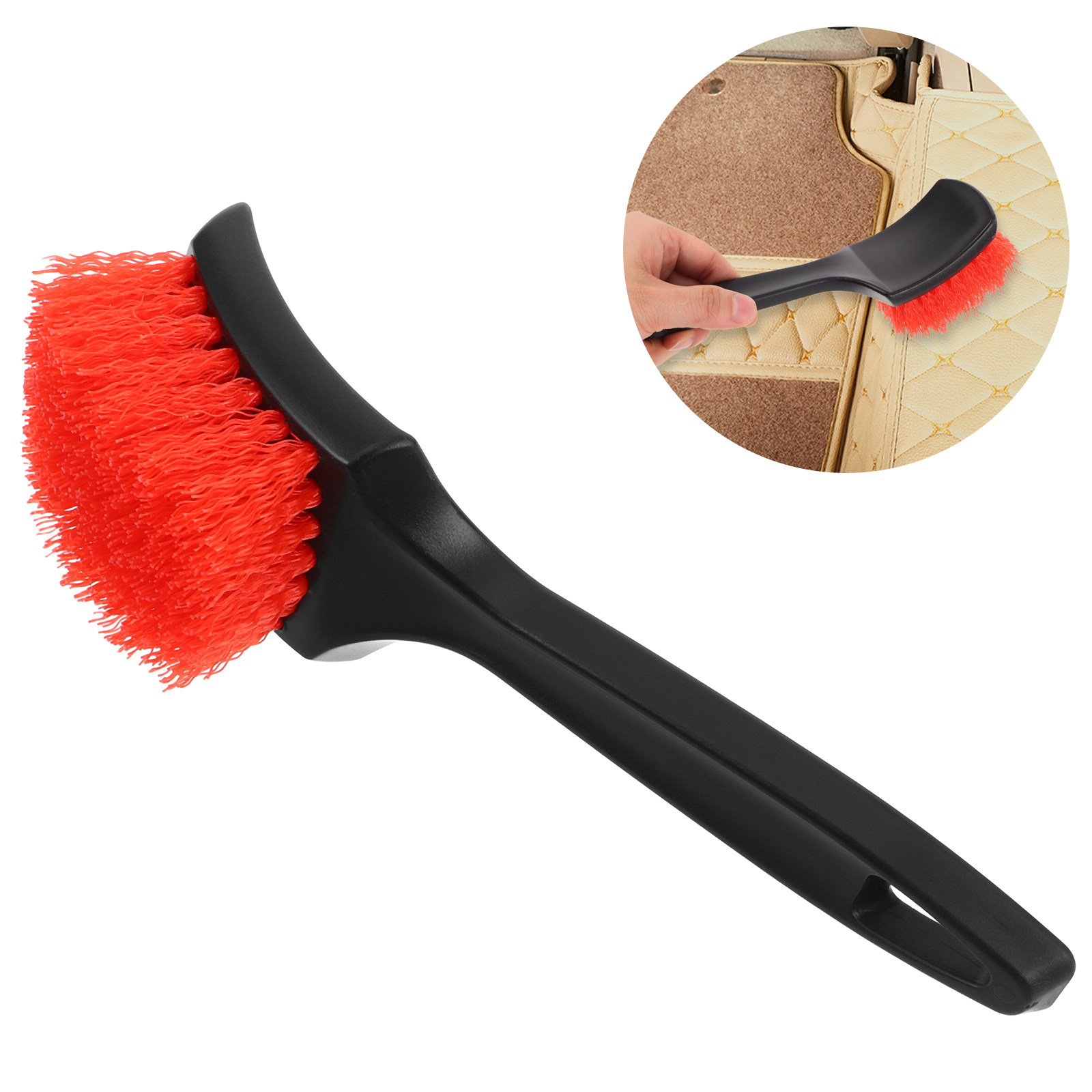 Dirt Brush Interior - Profesyonel Araç Detay Temizleme Fırçası, Çok
