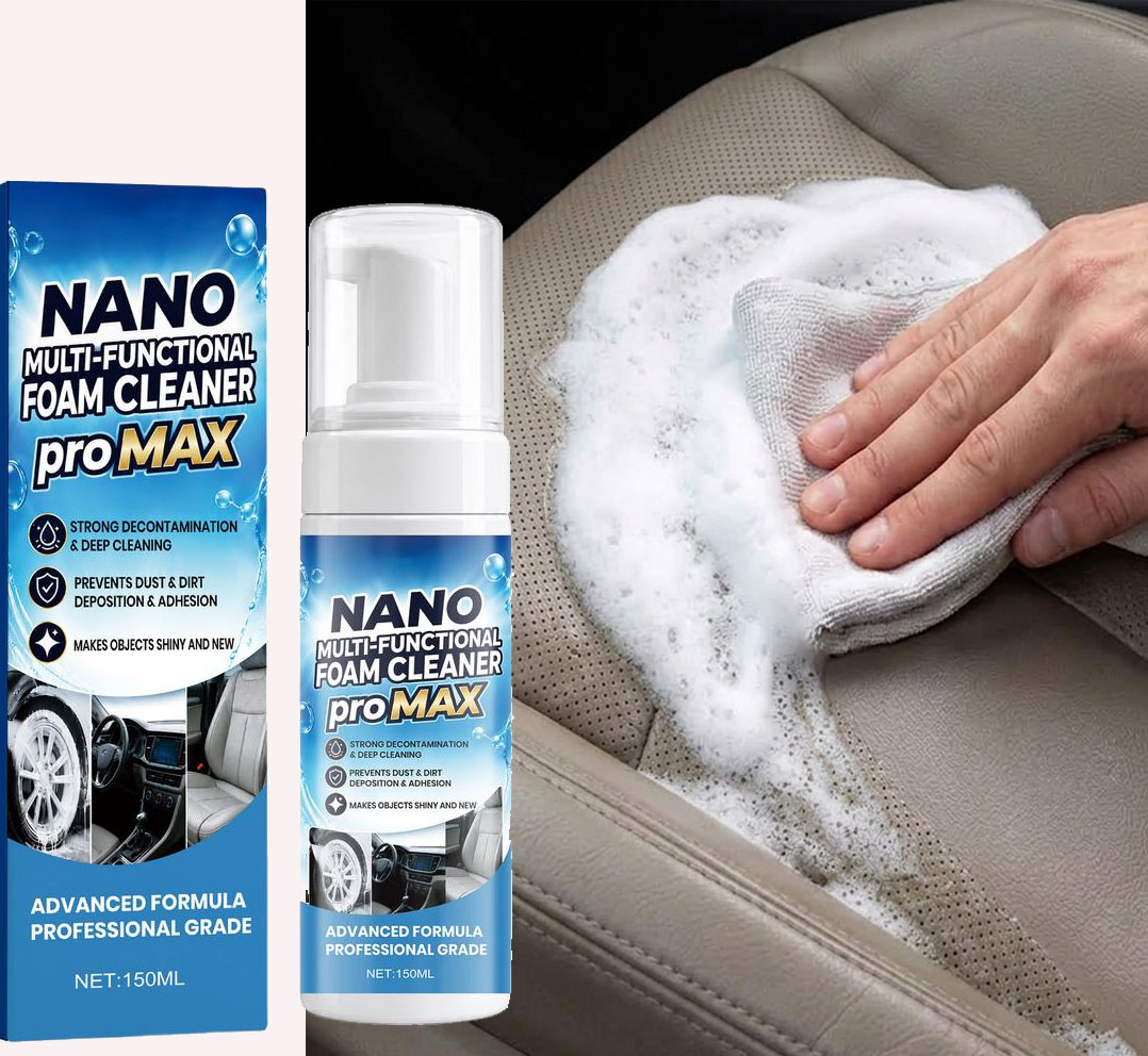 Seat Cleaner Fabric - Köpük Temizleyici, İnatçı Lekeleri Temizler, Kötü