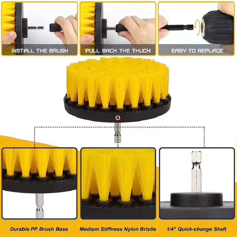 9 Parçalı Araç Yıkama Seti, Gü - Dirt Brush Interior incelemesi ve fiyatı